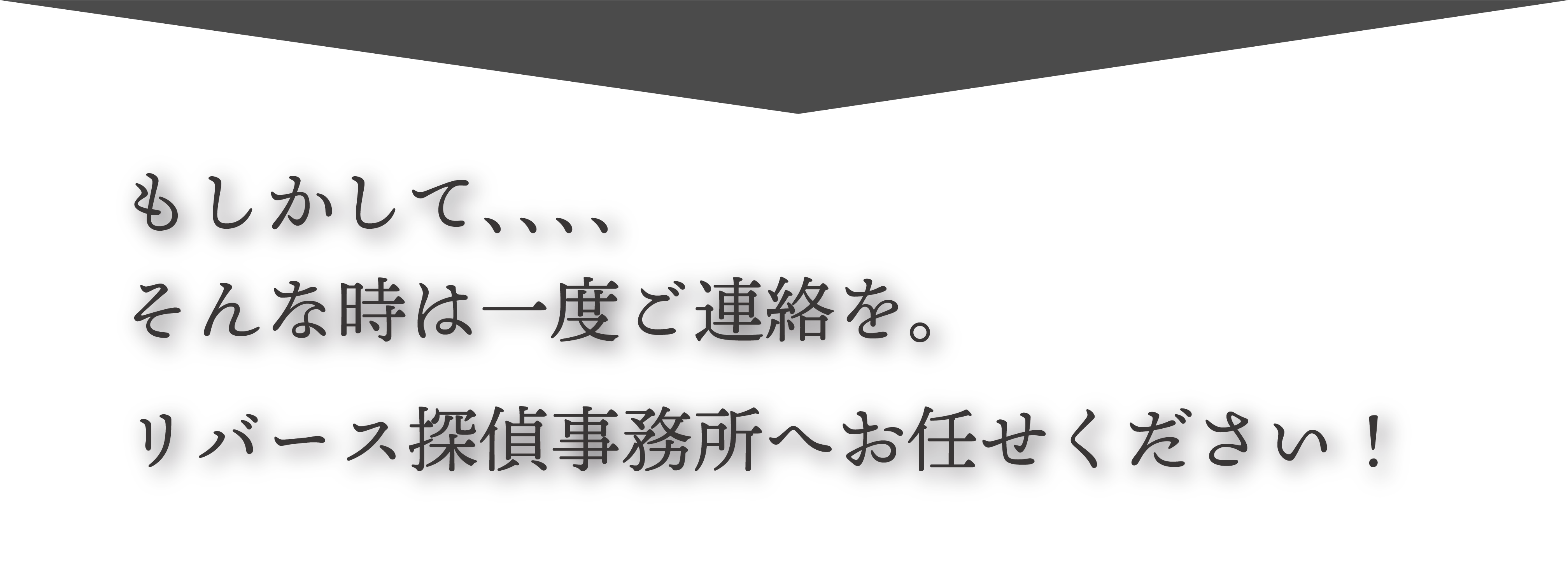 リバース探偵事務所にお任せ